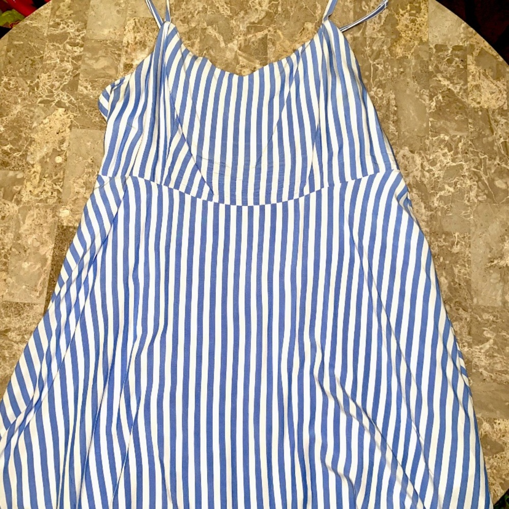Old Navy Stripped Fit & Flare Cami Dress Size XXL